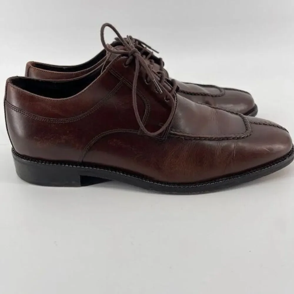 Cole Haan Men's Brown Apron Split‎ Toe Dress Shoes Size 9